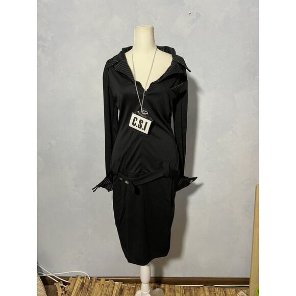 Leg Avenue Costume C.S.I. 83148 Black X/L 2 Pcs - Picture 4 of 9